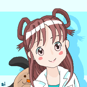 真由香さんと茶わんくん